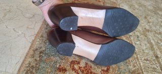 Zapatos de tacón bajo Bally marrones