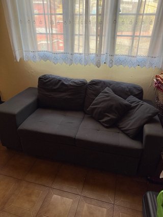 Sofá Cama Chaise Longue Gris