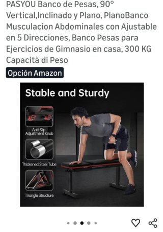 Banco Gimnasio Ajustable PASYOU 300KG