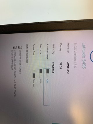 Portátil Dell Latitude 5495 32GB RAM