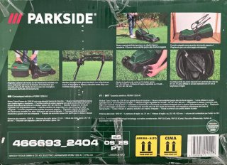 Cortacésped Eléctrico PARKSIDE + Cable 20m