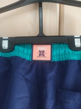 Bañador niño Munich azul y verde