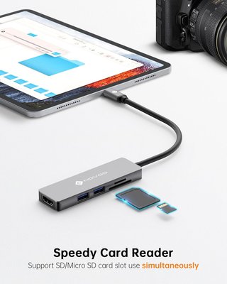 NOVOO Hub USB-C 5 en 1 Multipuerto