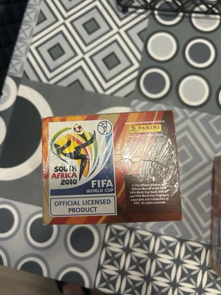 Caja Mundial Sudáfrica 2010 Panini