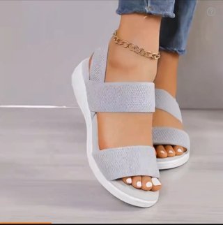 NUEVAS Sandalias grises mujer talla 41