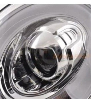 Faros Luz diurna Mini One / Cooper 06-10 Cromo