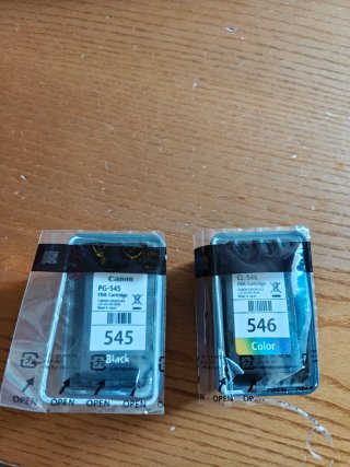 Pack 3 Cartuchos Canon 545 y 546 Originales NUEVOS