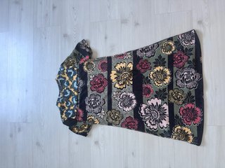 Vestido Zara Trafaluc Estampado Flores