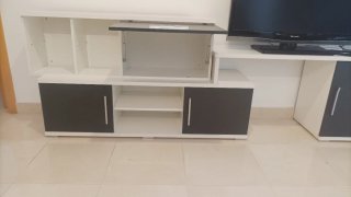 *URGE VENTA*Mueble comedor madera blanco/pizarra