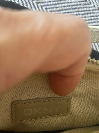Bolso DKNY vintage beige y marrón