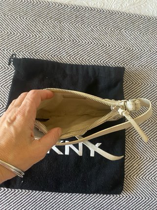 Bolso DKNY vintage beige y marrón