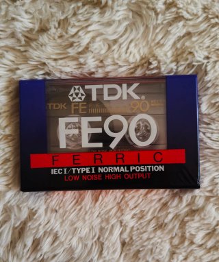 Cinta Cassette TDK FE90 90 min FERRIC