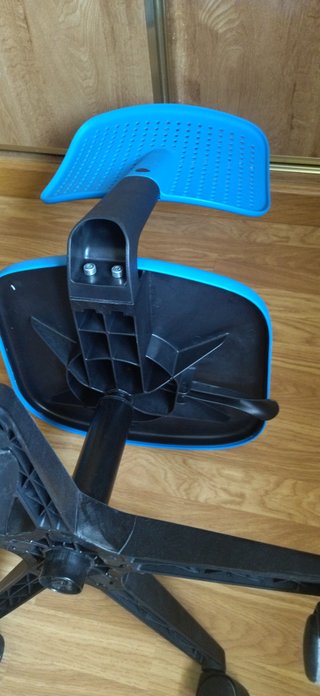 Silla Ikea Azul y Negra