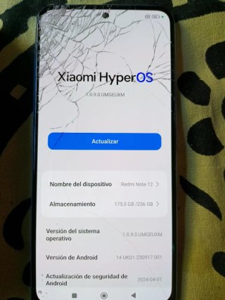 Xiaomi Redmi Note 12 Cargador 15W de 256 GB