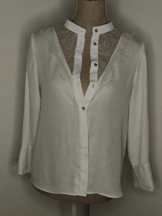 Camicia Zara pizzo romantico XS NUOVA