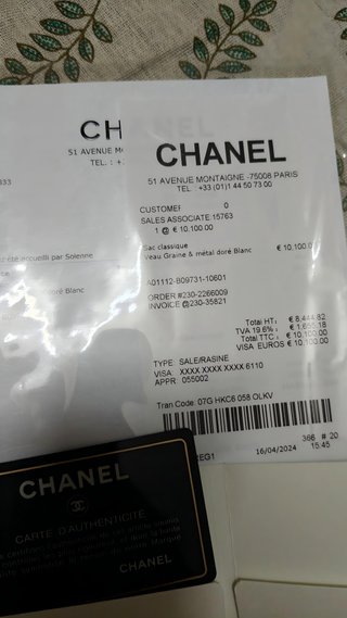 Chanel Classic Flap bianco