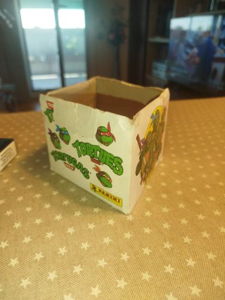 Caja Cromos Tortugas Ninja 1990 Panini