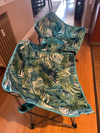 2 Sillas de Playa/Camping Tropicales las dos 20 €