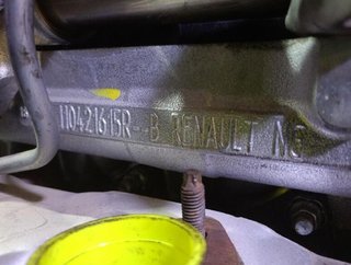 Motor renault rectp5318257 k9ke638 clio 1.5 dci 90