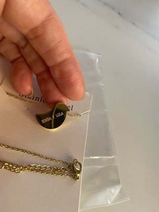 Collar BIMBA Y LOLA Dorado Pájaro