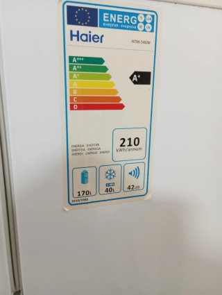 Nevera Haier blanca
