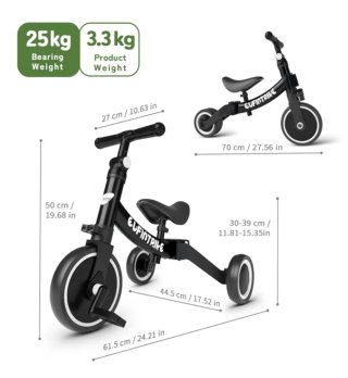 Bicicleta/Triciclo convertible para niños