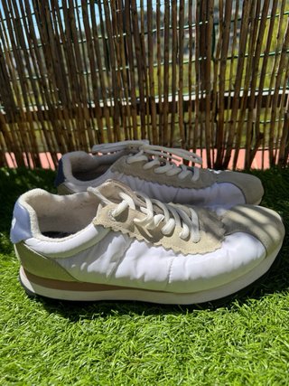 Bambas Bimba y Lola Beige/Blanco