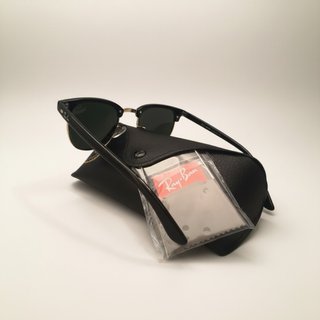 Gafas de Sol Ray-Ban Clubmaster Negro/Dorado