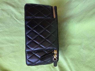 Borsa piccola vintage Chanel portagioie nera