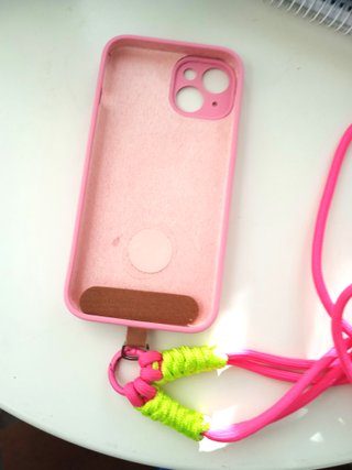 Funda iPhone 13/14 Rosa con Soporte