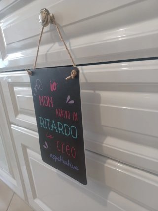 Decorazione da parete con scritta