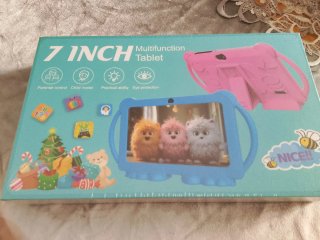 Tableta Infantil Azul con Funda Protectora