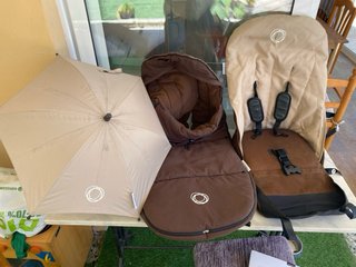 Passeggino Bugaboo Camaleonte con seggiolino e ovetto