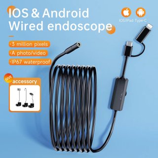 Boroscopio industrial 8mm OTG movil