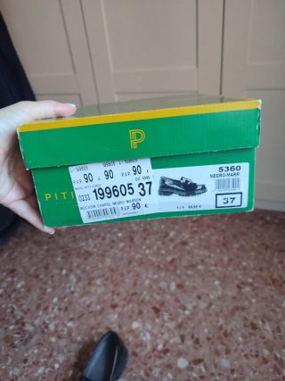 Mocasines Pitillos Charol Negro-Marrón Talla 38