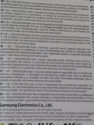 Tarjeta MicroSD Express Samsung 256GB Switch 2