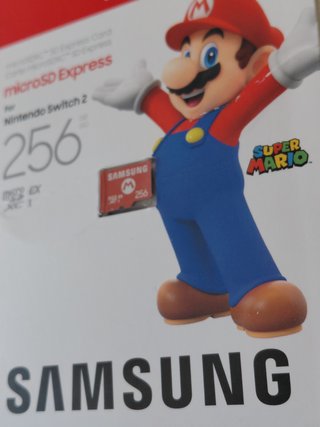 Tarjeta MicroSD Express Samsung 256GB Switch 2