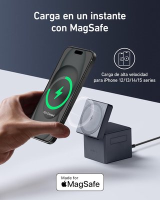Anker MagGo Cubo 3 en 1 con MagSafe 15W
