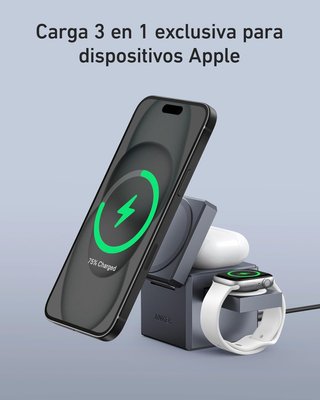 Anker MagGo Cubo 3 en 1 con MagSafe 15W