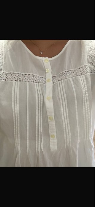 Blusa blanca mujer