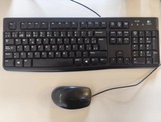 Teclado y Ratón Logitech Negro
