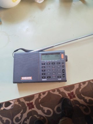 Radio XHDATA D-808 Multibanda Gris/Naranja