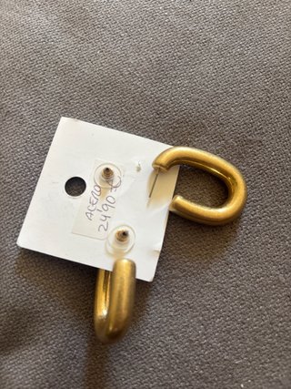Pendientes Aro Oro Mate