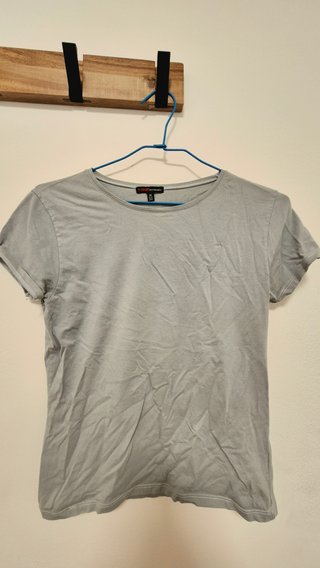 Camiseta Massimo Dutti Algodón Gris Talla M