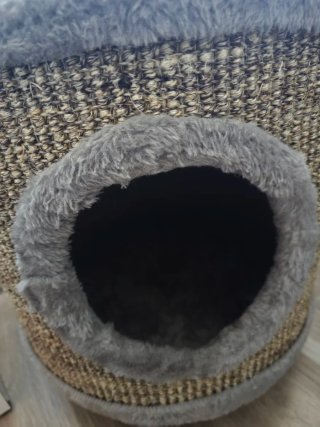 Rascador Cama Nido para Gatos Beige/Gris