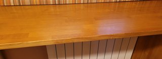 Escritorio esquinero y cajonera  madera de pino