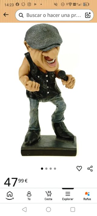 Figura Brian Johnson de AC)DC