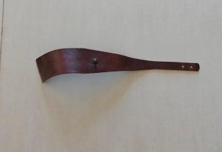 Brazalete de cuero marrón