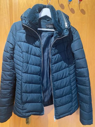 Chaqueta acolchada negra