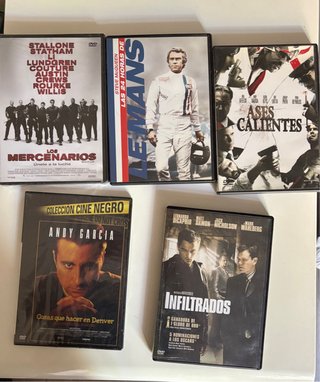 Pack 5 DVD cine de acción